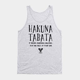 Hakuna Tabata Black Tank Top